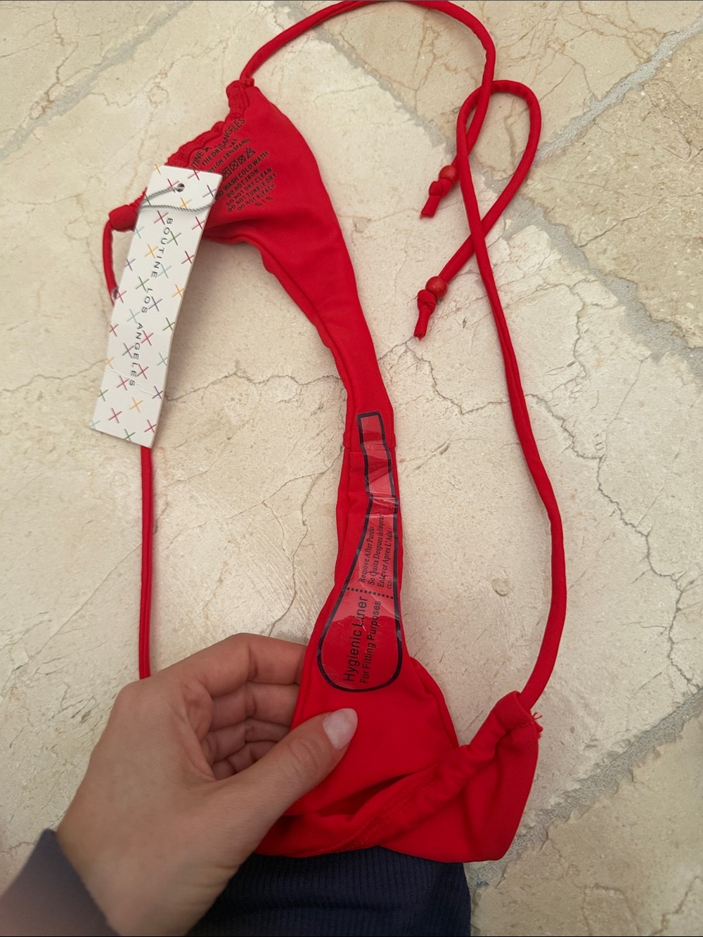 Red String Bikini Bottom - Picture 5 of 5